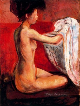  Edvard Obras - París desnudo 1896 Edvard Munch